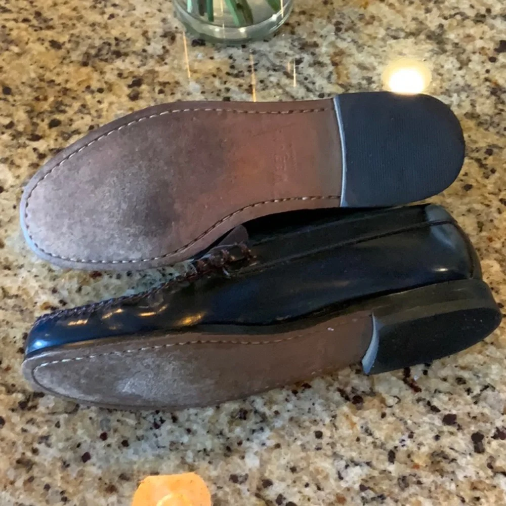 RARE!!! Vintage NAVY BLUE G.H. Bass Weejuns Penny Loafers 10 D excellent!